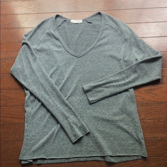 Joah Brown Sweaters - Joah Brown For Keeps V Neck Sweater OS Grey